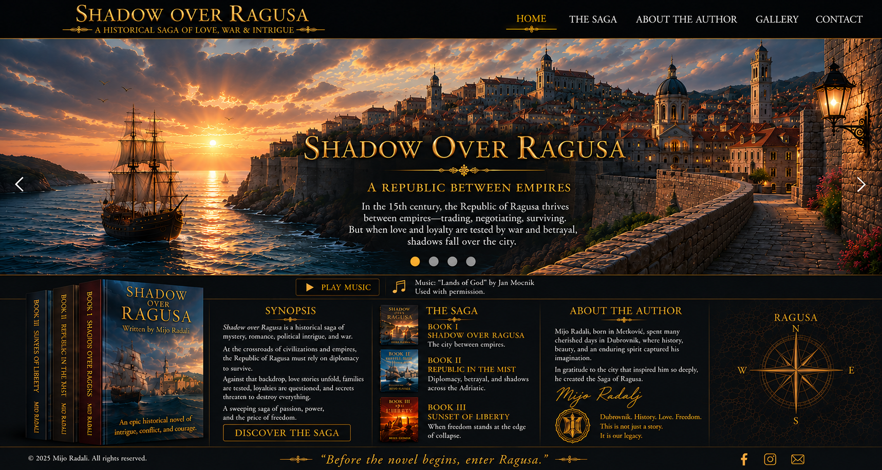 Shadow over Ragusa homepage artwork